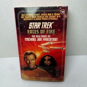 Star Trek: Faces of Fire The New Novel Michael Jan Friedman #58 Pocket Books '92